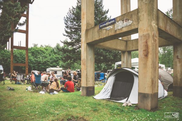 Campingplatz, Traumzeit Festival 2024, Landschaftspark Duisburg-Nord