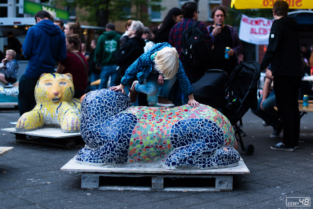 Tiere auf dem Dellplatz