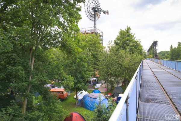 Camping, Traumzeit Festival 2019, Duisburg Landschaftspark-Nord