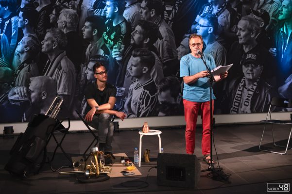 Ulrich Land & Florian Walter - Lesung "Krätze eiskalt" - Museum Küppersmühle - Platzhirsch Festival 2019, Duisburg
