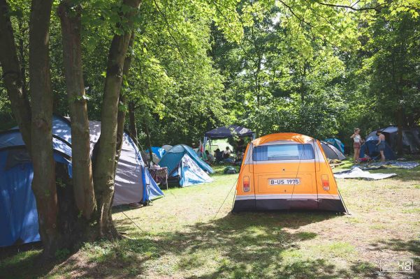 Camping, Traumzeit Festival 2022, Landschaftspark Duisburg-Nord