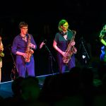 at the same time - parallel double saxophone quartet, Moers Festival 2022