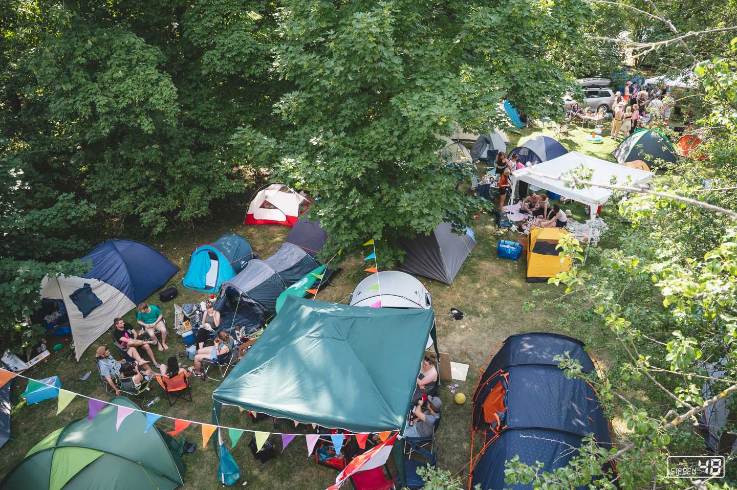 Camping, Traumzeit Festival 2023, Landschaftspark Duisburg-Nord