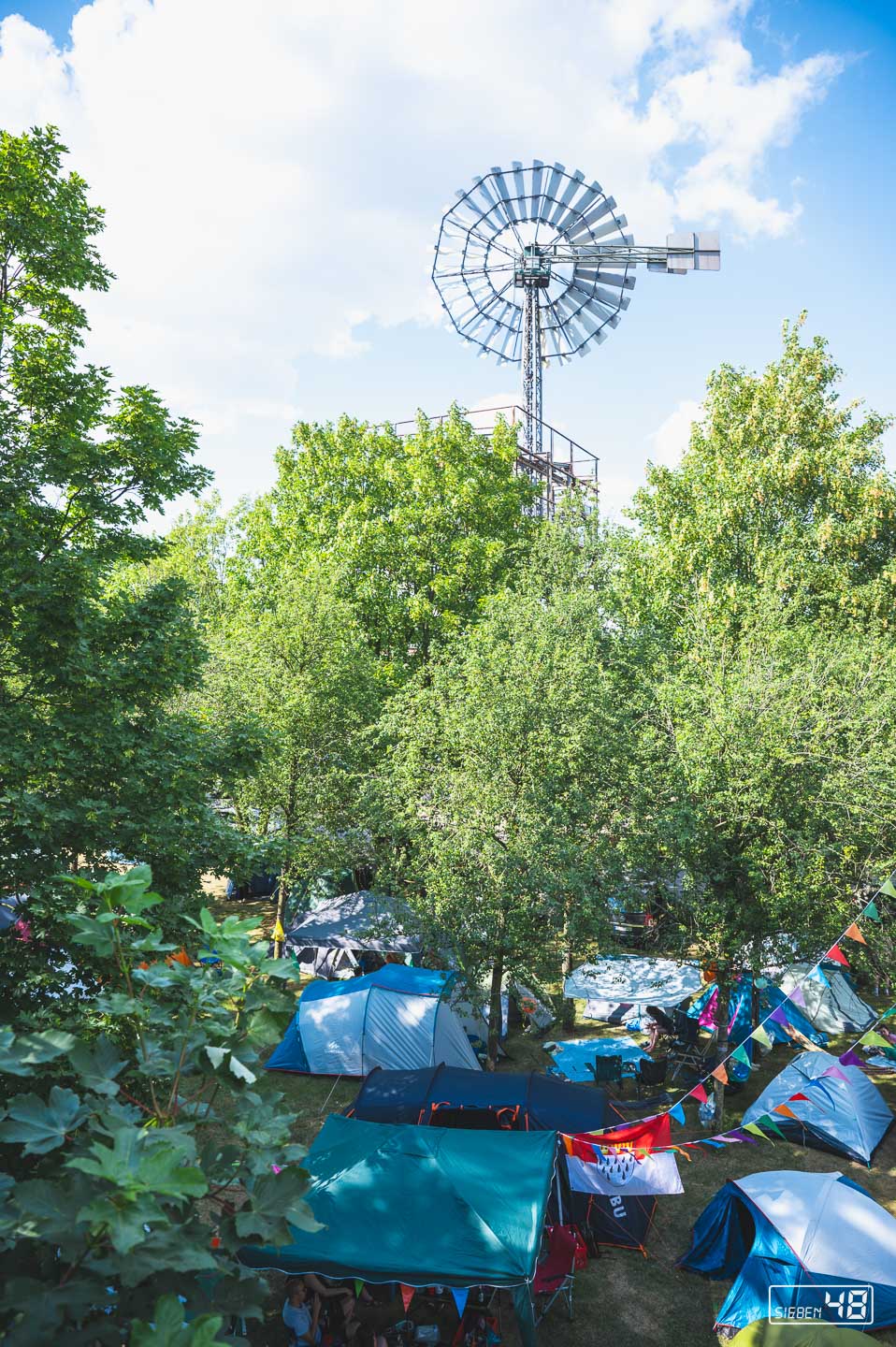 Camping, Traumzeit Festival 2023, Landschaftspark Duisburg-Nord